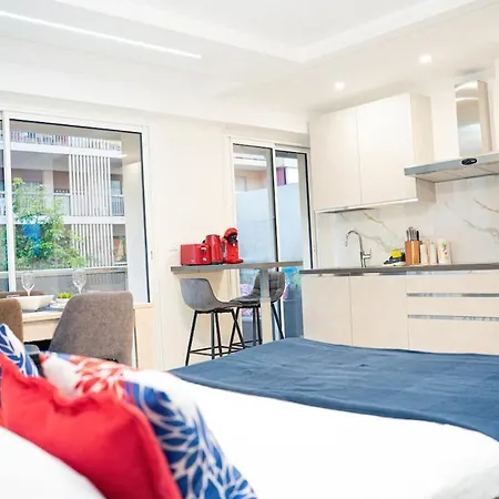 Sublime 2p - 10 Min Near Beaches - Air Conditioning - Garage Antibes